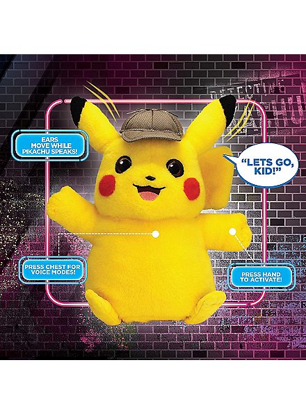 Talking detective cheap pikachu toy